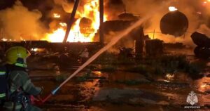 СБУ завдала нового удару по російському нафтотерміналу “Усть-Луга”