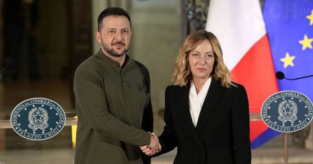 Зеленський 15 квітня зустрінеться з Мелоні в Римі — що відомо — Політика