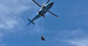 Туриста понад 100 разів ужалили бджоли: його евакуювали гелікоптером (фото)