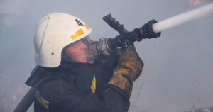 Нічна атака на Житомирщину: пожежа на інфраструктурному об’єкті ліквідована, тривають відновлювальні роботи