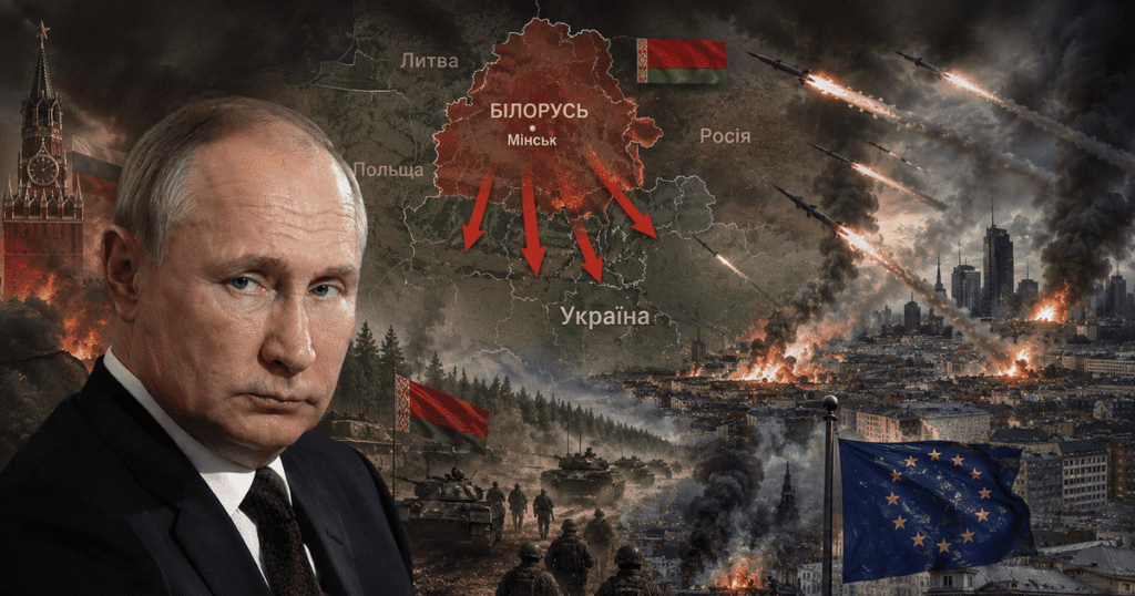 Путін піде на все: експерт попередив про удари по ЄС та білоруський фронт Путін піде на все: експерт попередив про удари по ЄС та білоруський фронт
