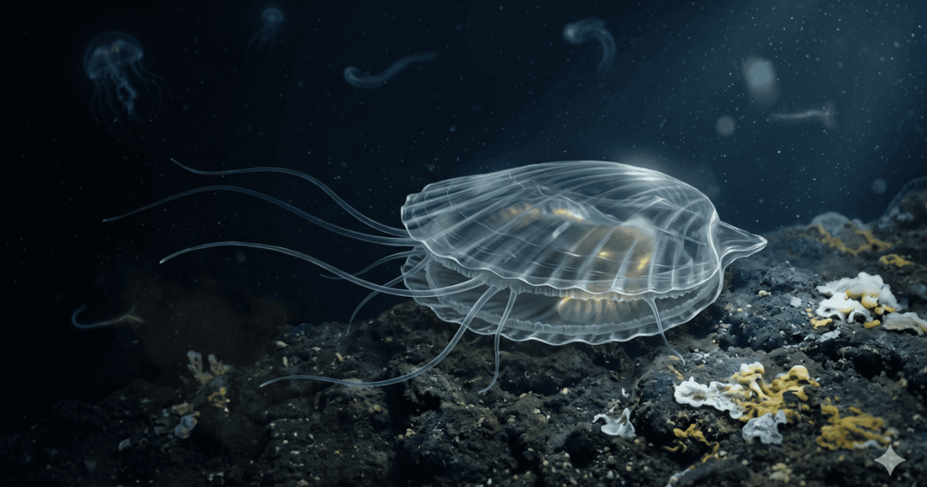 Глибоководний молюск Catillopecten margaritatus навчився жити в темряві без зору — Наука та IT