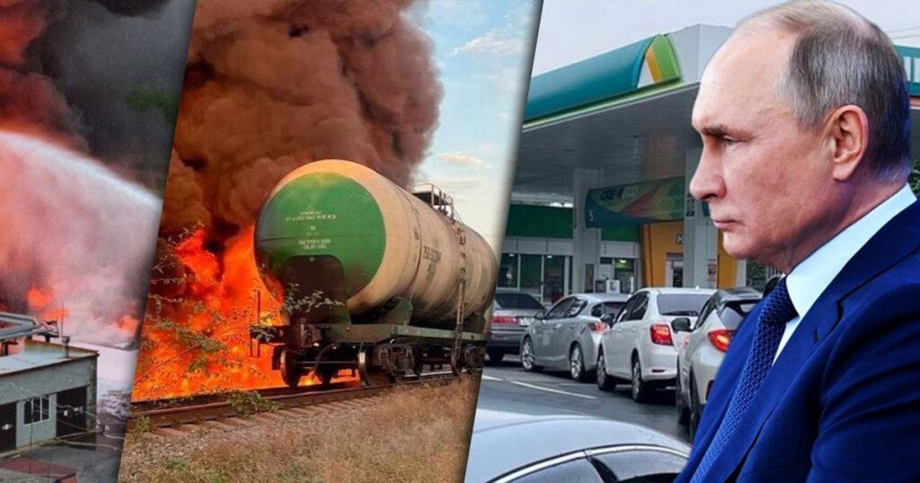 Паливний колапс в Росії: нищівні удари по НПЗ паралізують окупаційну армію Путіна Паливний колапс в Росії: нищівні удари по НПЗ паралізують окупаційну армію Путіна