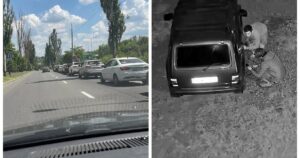 У Донецьку паливна криза: кілометрові черги на АЗС та крадіжки бензину (відео)