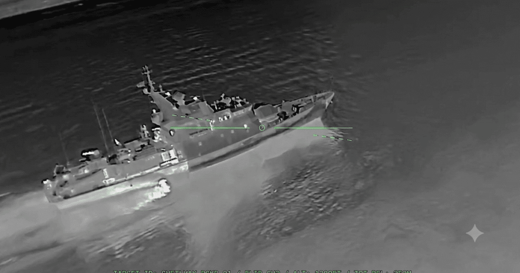 СБС "мінуснули" ворожий корабель "Світляк" та спалили російський "Панцир" (відео)