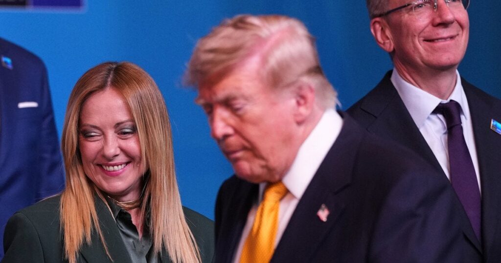 Трамп і Мелоні – незручний момент на саміті НАТО в Анкарі потрапив на фото — Світ Трамп і Мелоні – незручний момент на саміті НАТО в Анкарі потрапив на фото — Світ