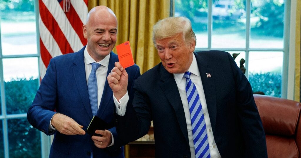 Трамп зізнався, що попросив президента ФІФА скасувати дискваліфікацію Балогуна на ЧС-2026 — Проспорт Трамп зізнався, що попросив президента ФІФА скасувати дискваліфікацію Балогуна на ЧС-2026 — Проспорт