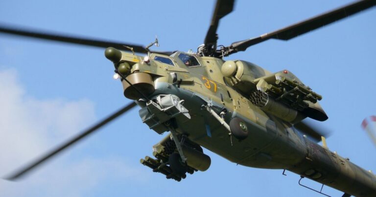 ЗСУ дроном знищили російський гелікоптер Мі-28 “Нічний мисливець” на Бєлгородщині