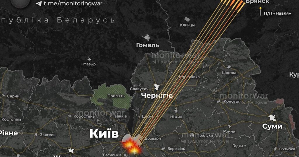 Росія цілила по Правобережжю Києва: монітори розкрили деталі нічної ракетної атаки Росія цілила по Правобережжю Києва: монітори розкрили деталі нічної ракетної атаки