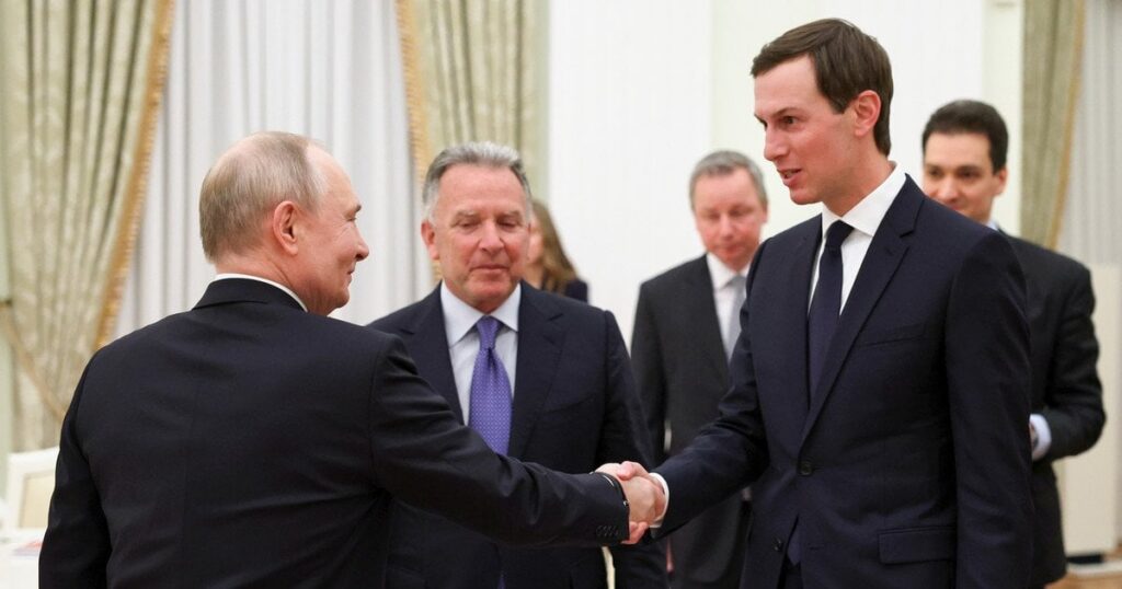 Путіну можуть висунути умови щодо війни: з чим Віткофф і Кушнер їдуть до Росії