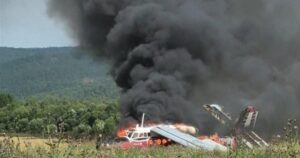 Літак Ан-3 зазнав аварійної посадки та загорівся на Сахаліні: всі семеро людей врятовані