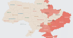 Повітряна тривога в Україні: Росія атакує ударними безпілотниками в ніч проти 15 серпня