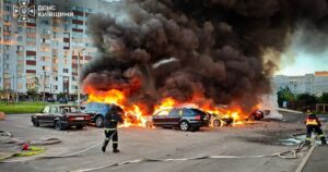 Київ під вогнем: друга доба обстрілів, палаючі склади та загиблі — що атакує Росія