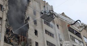 Харків під обстрілом: зруйновані поверхи, загиблі та поранені внаслідок атаки дронами