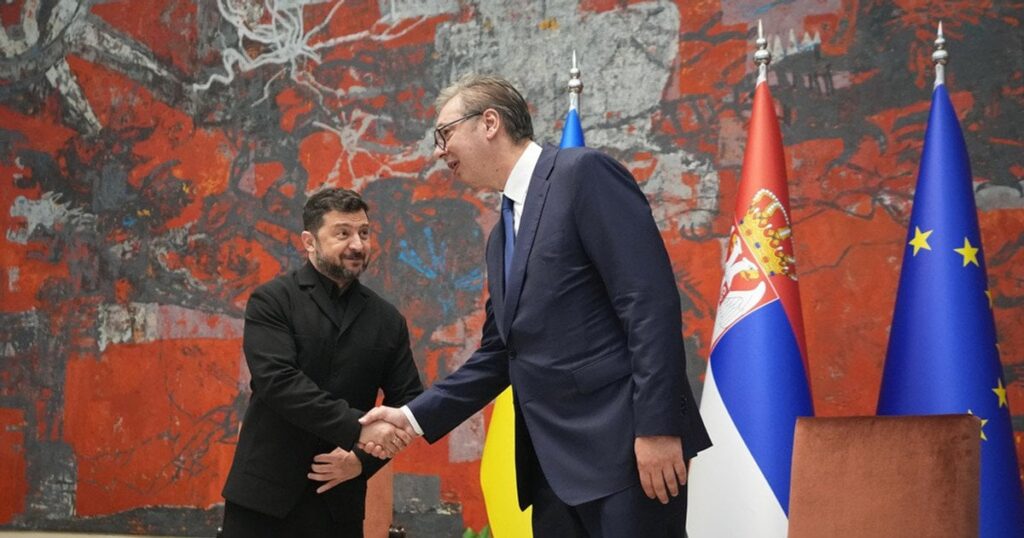 Переговори Вучича і Зеленського - президент Сербії неочікувано висловився про українські території — Політика Переговори Вучича і Зеленського - президент Сербії неочікувано висловився про українські території — Політика