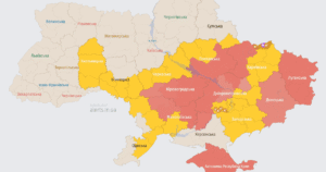 Повітряна тривога в Україні в ніч проти 15 жовтня: Росія атакує ударними безпілотниками
