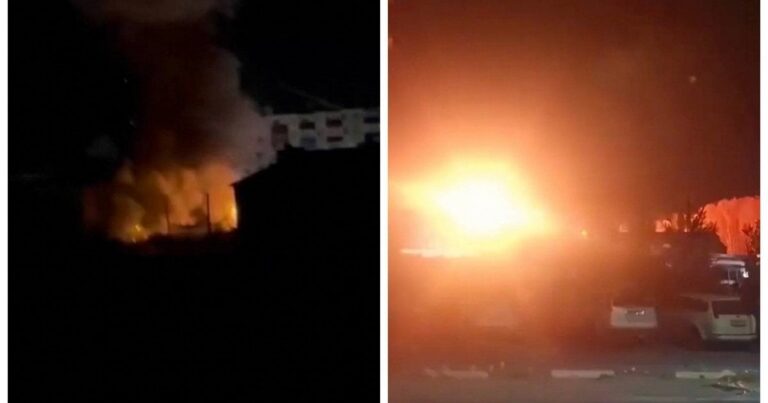Потужні вибухи в Росії: палають хімгігант “Азот” та дата-центр податкової служби, Москва відбиває масовану атаку дронів