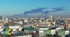 Дрони атакували Москву: поблизу аеропорту «Шереметьєво» спалахнула сильна пожежа (фото)