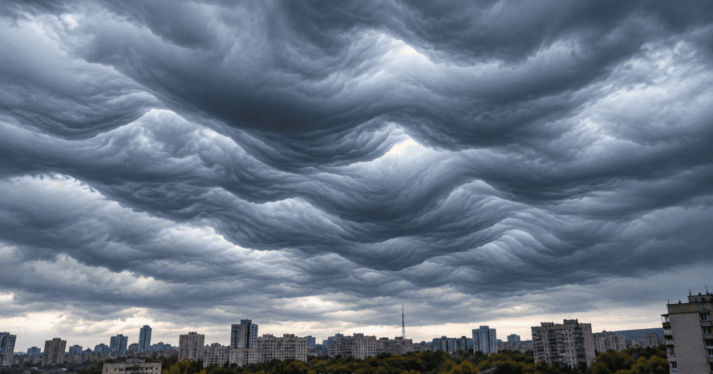 Незвичайні хмари Asperitas помітили у Харкові — що це за явище — Укрaїнa Незвичайні хмари Asperitas помітили у Харкові — що це за явище — Укрaїнa